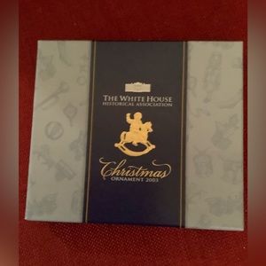 The White House 2003 Christmas Ornament Ulysses S. Grant & Mrs. Grant Christmas